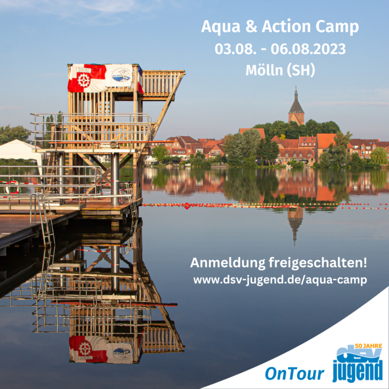 Aqua & Action Camp 2023: Anmeldung freigeschaltete!