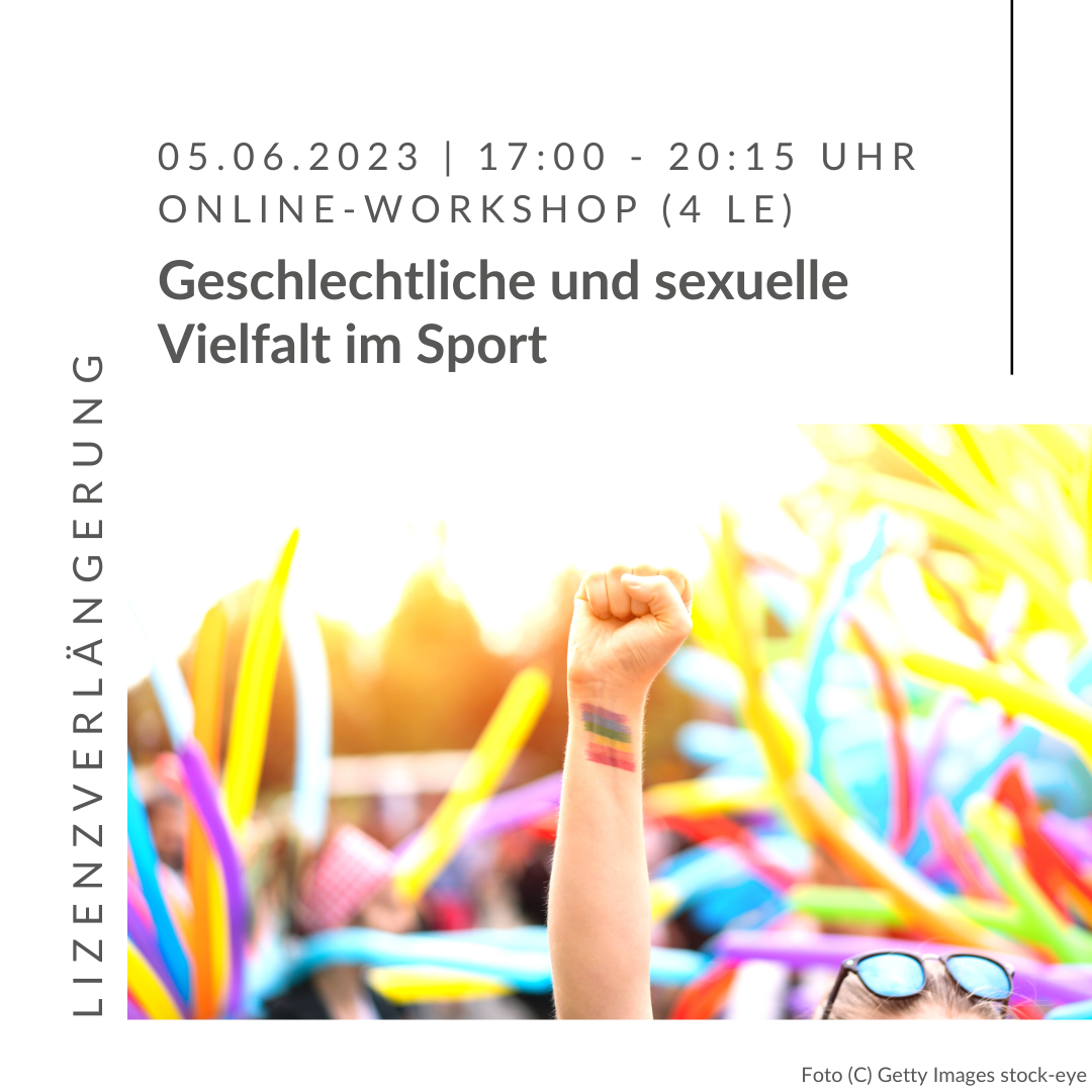 SportPride im Juni: Lehrgänge zur geschlechtlicher und sexueller Vielfalt im Sport