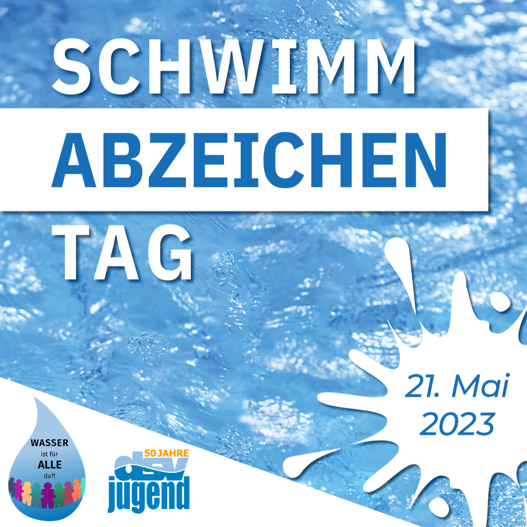 Am Sonntag findet deutschlandweit der SCHWIMMABZEICHENTAG als Initiative für mehr Sicherheit am, im und auf dem Wasser statt. 🏅🏊‍♀️🌊