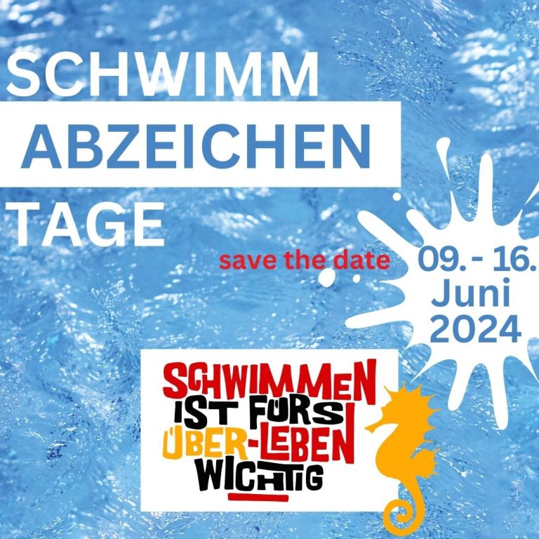 Save-the-Date: Schwimmabzeichentage 2024