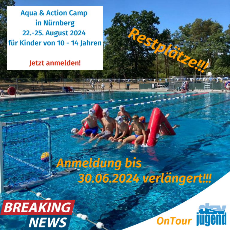 Erinnerung Aqua & Action Camp 2024